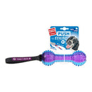 Gigwi Dumble Push to Mute Dog Toy (Purple/Blue)