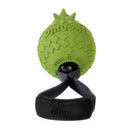 Gigwi Dinoball Triceratops Push to Mute Dog Toy  (Green)