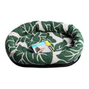 Pet One Small Lounger Tropical Leaf Bed