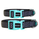 Doog Pongo Collar (Black with White Spots)