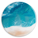 4pcs Ceramic Resin Coasters (Caribbean Blue)