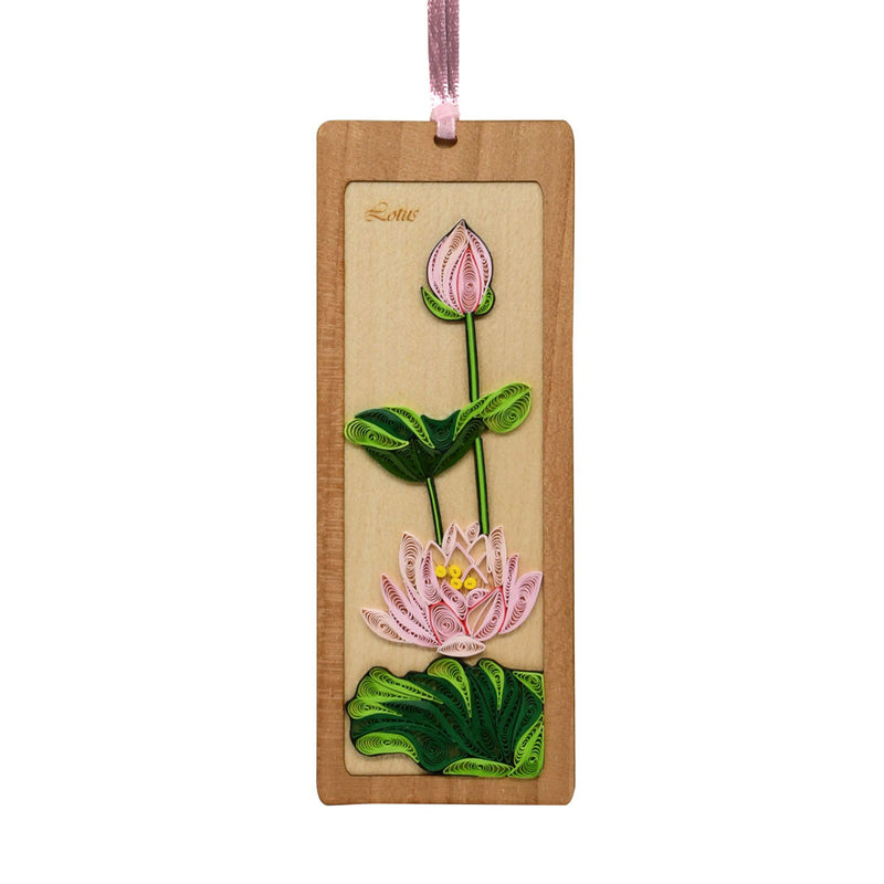 Quilled Handmade Wooden Bookmark