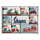 Nostalgic-Art 9-Piece Magnet Set (Vespa)