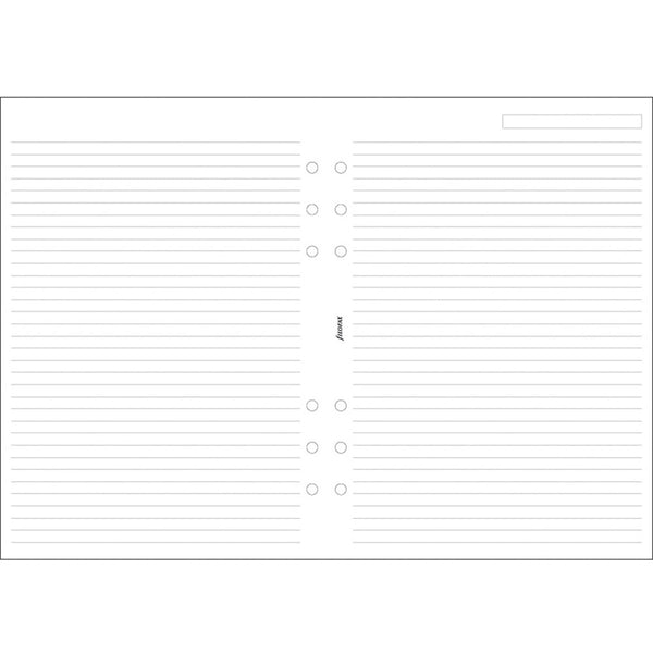 Filofax A5 Ruled Paper Refill (White)