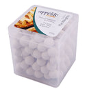 Appetito keramiska pajvikter i återanvändbart badkar (vit)