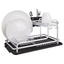 D.Line Aluminium 2-Tier Dish Rack with Draining Board