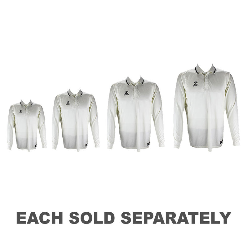 BAS Cricket Long Sleeve Shirt (Cream)