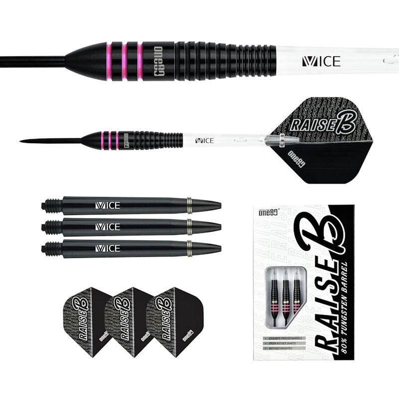One80 Raise B Darts 21g (Pink)