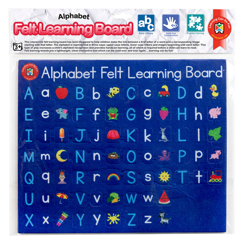 Learning Can Be Fun Felt Learning Board Game