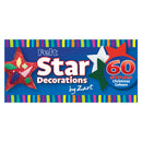 Felt Star Decorations 60pk