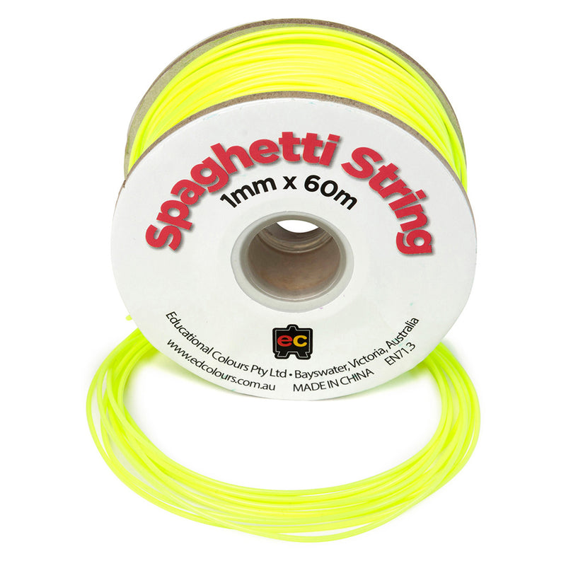 Educational Colours Spaghetti String 6cm