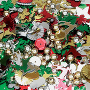 Multi Christmas Sequins 25g
