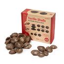 Tactile Shells 36pcs (Natural Brown)