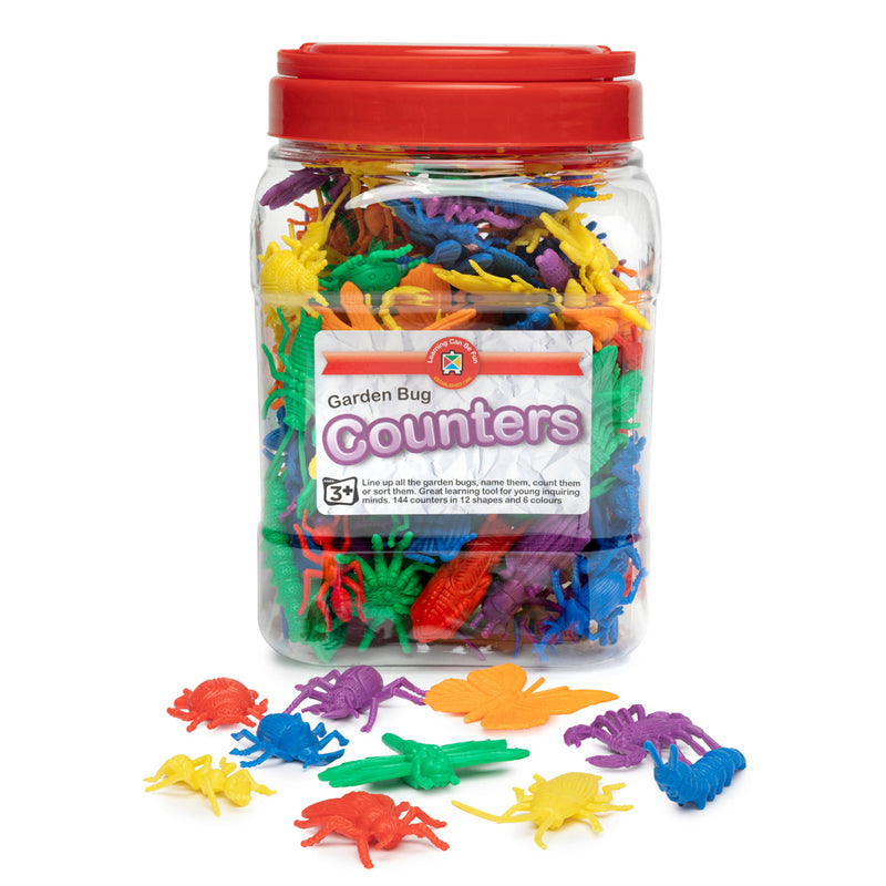Educational Colours Garden Bugs (Jar of 144)