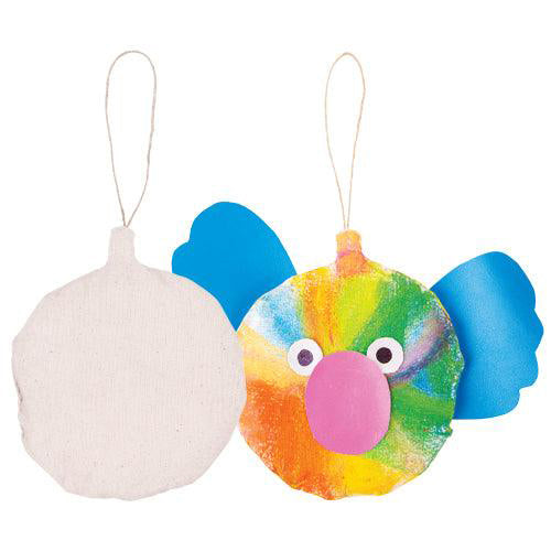 Pre-Stuffed Calico Round Bauble 10pcs