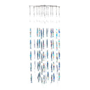 6 Arm Collapsible Dredge Bar w/ Fish Strips 24"