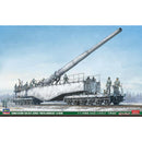 German Railway Gun K5(E) Leopold Winter Camouflage w/ Figure 1/7