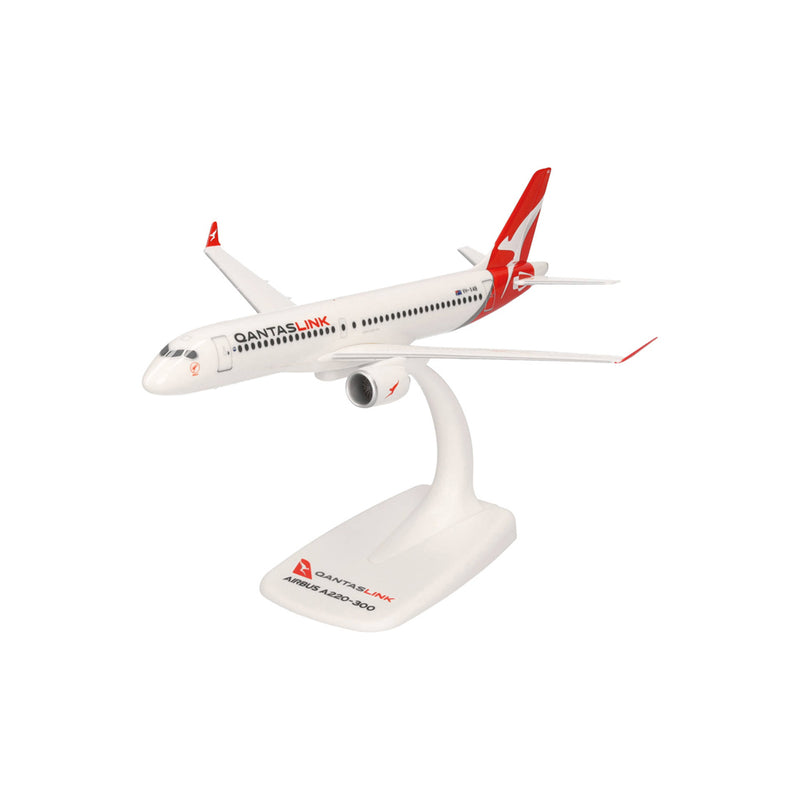 Snap-Fit QantasLink Airbus A220-300 1/200 Scale Aircraft Model