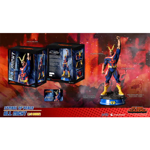 Sankarini akateemisen rauhan symboli, kaikki saattavat 1: 8 mittakaavapatsas