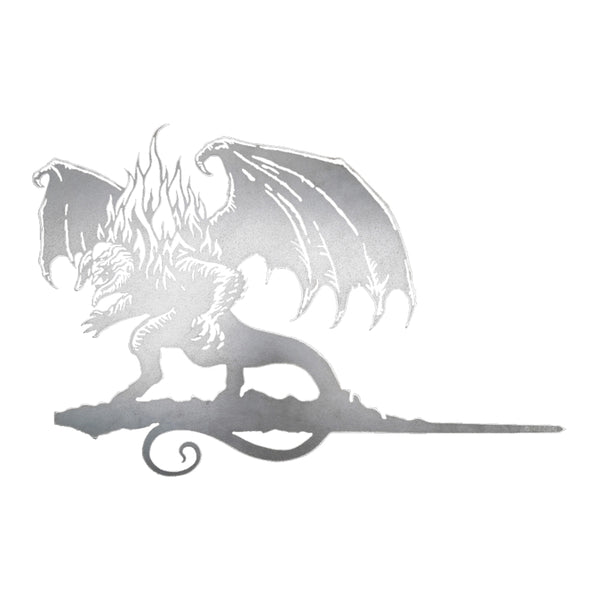 The Lord of the Rings Balrog Metalbird Corten Steel Silhouette