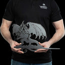 The Lord of the Rings Balrog Metalbird Corten Steel Silhouette