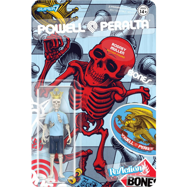 Powell Peralta Rodney Mullen ReAction 3.75" Figure [Wave 5]