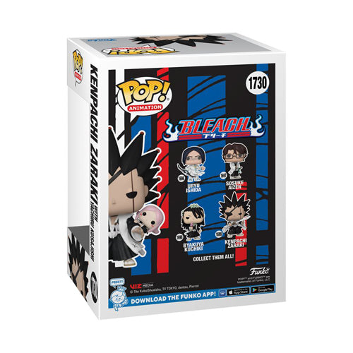 Bleach Kenpachi Zaraki w/ Yachiru Kusajishi US Exclusve Pop!