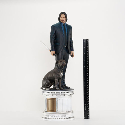 John Wick 3 John Wick with Dog Milestones Statue
