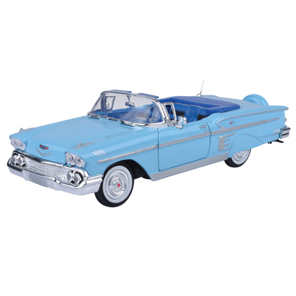 Timeless Legends 1958 Chevy Impala [Blue] 1:24 Diecast