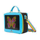 Lite Brite Lenticular Glow Crossbody Bag with Coin Bag