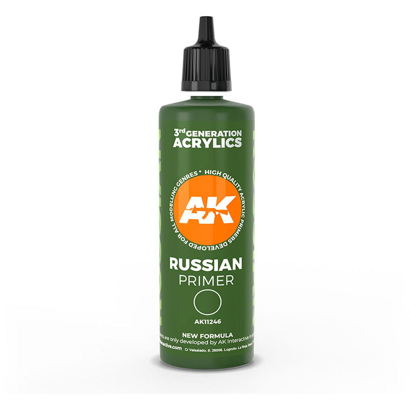 AK Interactive 3Genin pinnan pohjamaali 100 ml