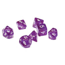 Sirius Dice Translucent Purple Resin Dice Set 7pcs