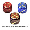 Chessex Scarab D6 Dice with Pips 50mm