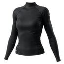 Mirage Women's Long Sleeve Rash Top (Black)