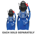 Comet Junior Silitex Mask, Snorkel & Fin Set (Dark Blue)