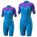 Girls' Superstretch Springsuit 2mm (Blue/Purple)