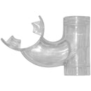 Junior Regular Silitex Snorkel Mouthpiece (Clear Silitex)