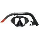 Carbon Adult Silicone Mask & Snorkel Set