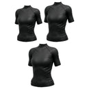 Mirage Women's Short Sleeve Rash Top (Black)