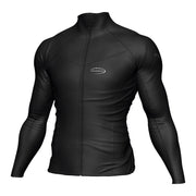 Heatshield Long Sleeve Front-Zip Rash Shirt (Black)