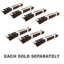 Yamasaki Coloured Martial Arts Belts with White Stripe (Brown)