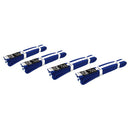 Yamasaki Coloured Martial Arts Belts with White Stripe (Blue)