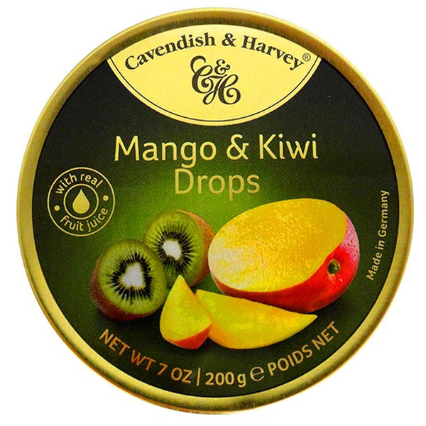 Cavendish & Harvey Mango & Kiwi Drops (10pcs/Tin)