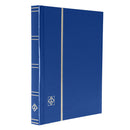 Peruspalautettu A5-osakekirja, jossa on 32 mustaa sivua