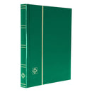 Peruspalautettu A5-osakekirja, jossa on 32 mustaa sivua