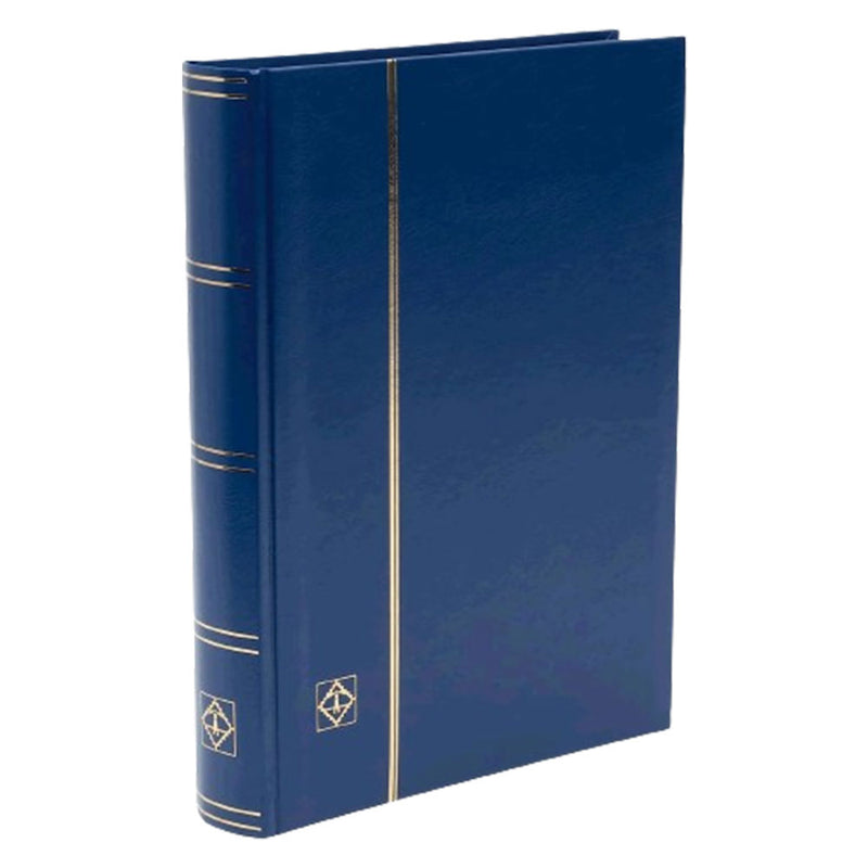 Pehmustettu keinonahka A4 StockBook w/ 64 mustalla sivulla