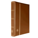 Pehmustettu keinonahka A4 StockBook w/ 64 mustalla sivulla