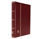 Pehmustettu keinonahka A4 StockBook w/ 64 mustalla sivulla