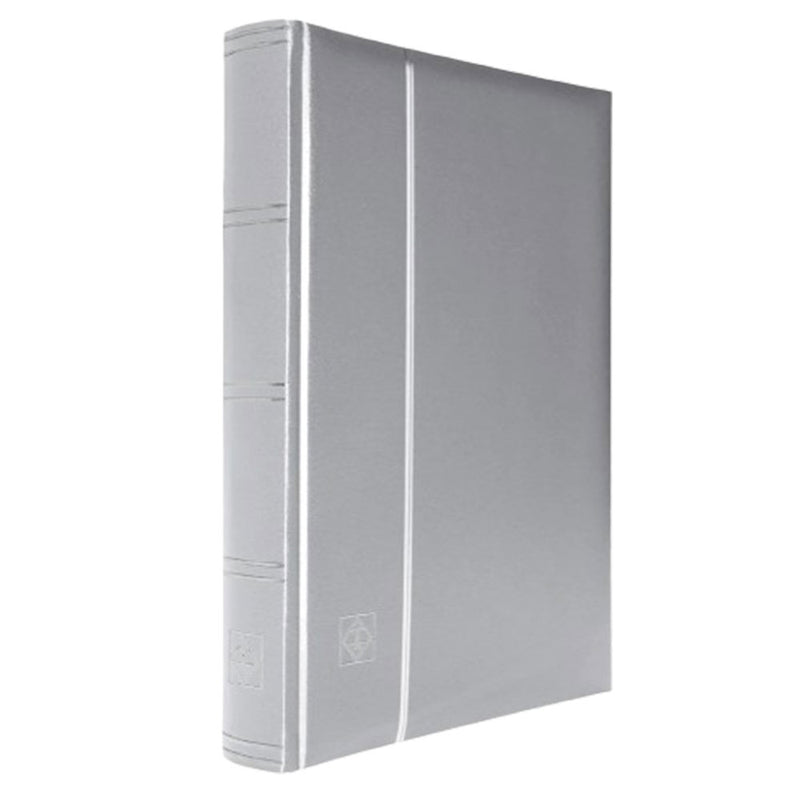 Pehmustettu keinonahka A4 StockBook w/ 64 mustalla sivulla