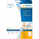 Herma Round Transparent Seal Labels A4 25pc 40mm